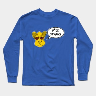 Camel says No to Straws Long Sleeve T-Shirt